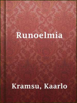 cover image of Runoelmia
